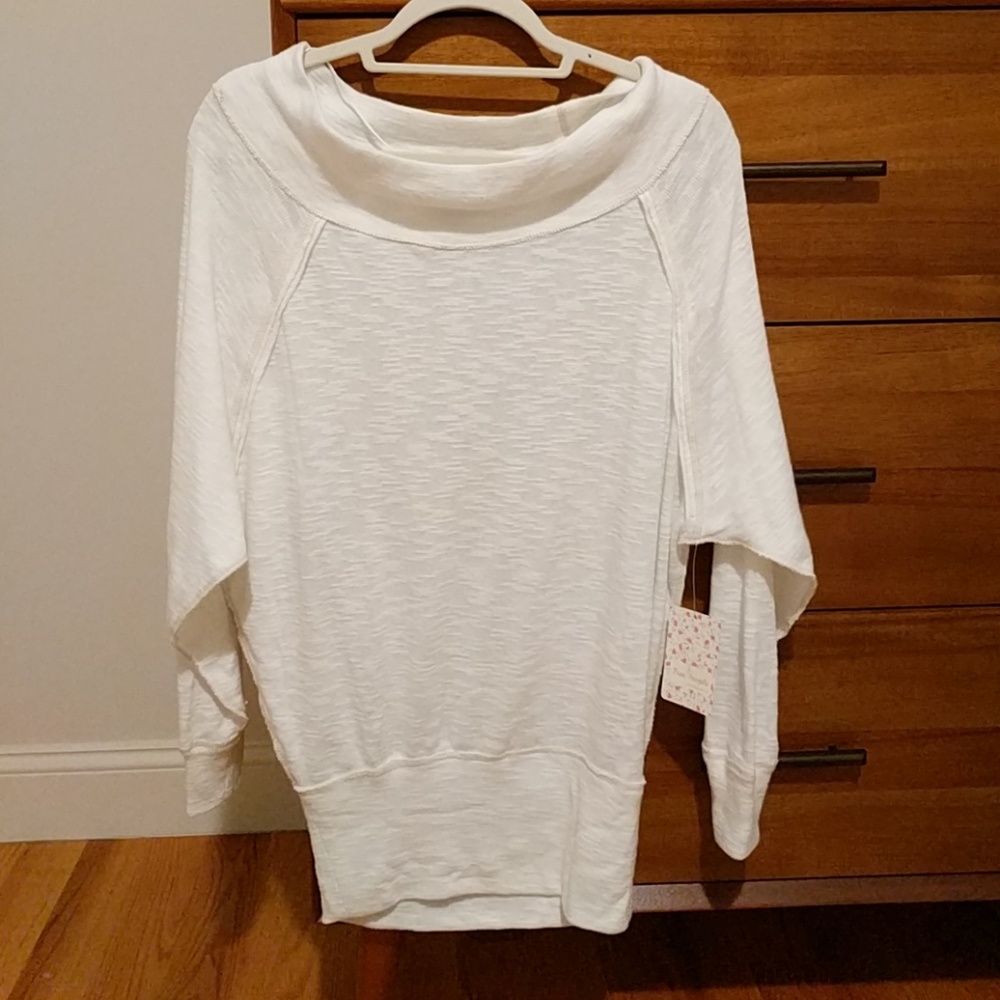 Free People Palisades Thermal Off the Shoulder Top - Picture 3 of 5
